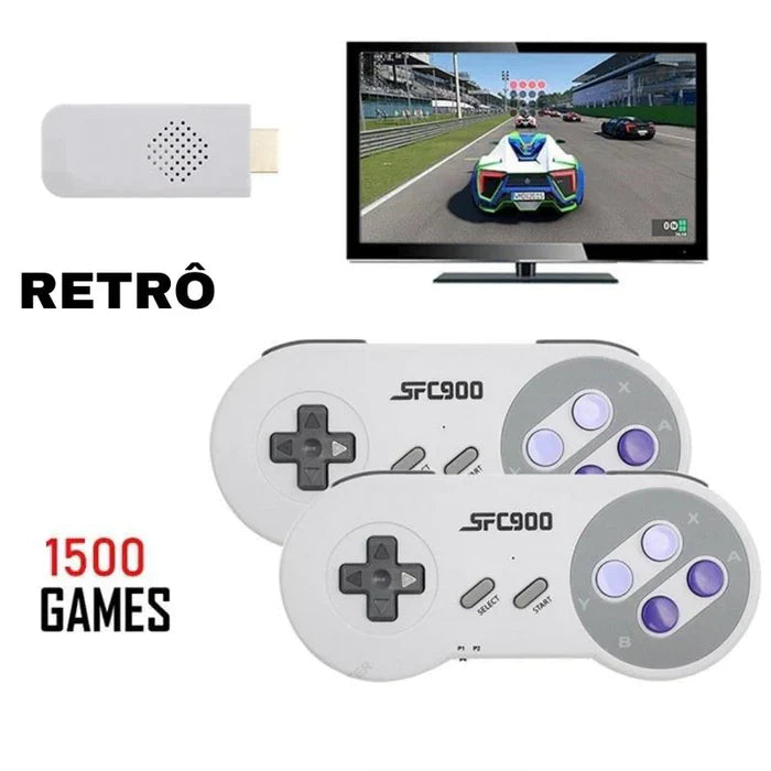 Console SF900 Super Nintendo sem fio